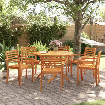 vidaXL Garden Chairs 6 pcs 59x55x85 cm Solid Wood Acacia