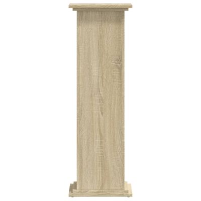 vidaXL Plant Stand Sonoma Oak 33x33x100 cm Engineered Wood