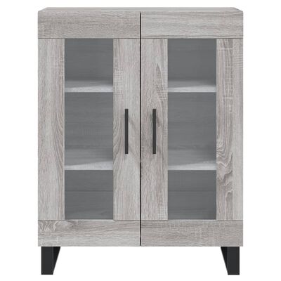 vidaXL Sideboard Grey Sonoma 69.5x34x90 cm Engineered Wood