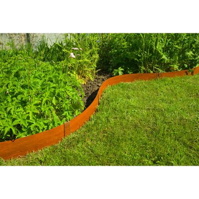 Nature Garden Border Edging 3 pcs 91.4x10.2 cm Corten Steel