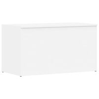 vidaXL Storage Chest White 84x42x46 cm Engineered Wood