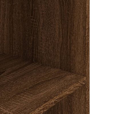 vidaXL Aquarium Stand Brown Oak 60.5x36x72.5 cm Engineered Wood