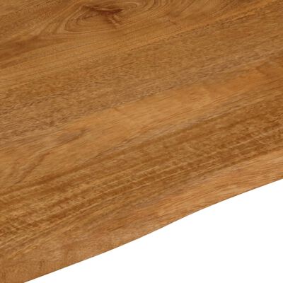 vidaXL Table Top Live Edge 90x80x3.8 cm Solid Wood Mango