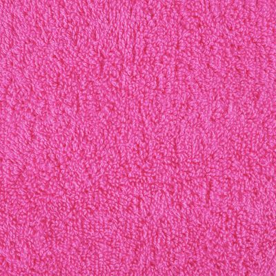 vidaXL Premium Towels SOLUND 10 pcs Pink 100x200 cm 600 gsm