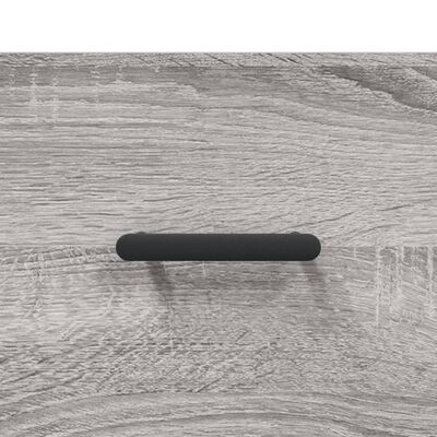 vidaXL Coffee Table Grey Sonoma 50x50x40 cm Engineered Wood