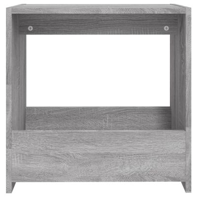 vidaXL Side Table Grey Sonoma 50x26x50 cm Engineered Wood