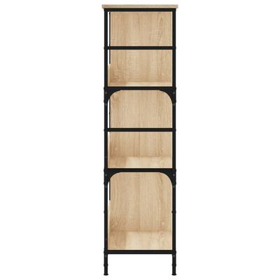 vidaXL Bookshelf Sonoma Oak 78.5x33x117.5 cm Engineered Wood