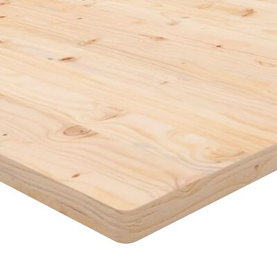 vidaXL Table Top 90x90x2.5 cm Solid Wood Pine Square