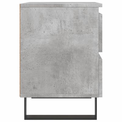 vidaXL Bedside Cabinets 2 pcs Concrete Grey 40x35x50 cm Engineered Wood