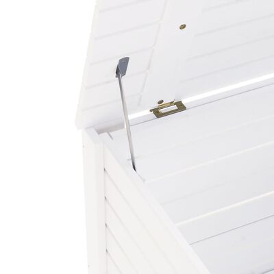 vidaXL Storage Box with Lid RANA White 100x49x54 cm Solid Wood Pine