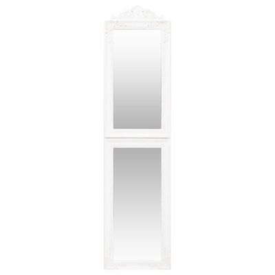 vidaXL Free-Standing Mirror White 50x200 cm