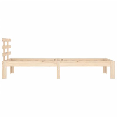 vidaXL Bed Frame without Mattress Solid Wood 90x200 cm