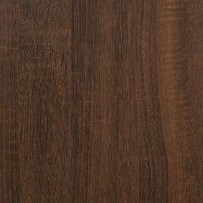 vidaXL Side Table Brown Oak 55x38x45 cm Engineered Wood