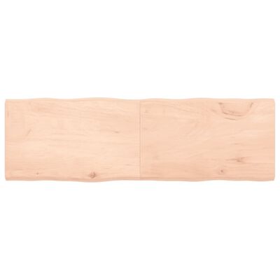 vidaXL Table Top 160x50x(2-4) cm Untreated Solid Wood Live Edge