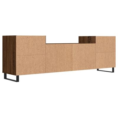 vidaXL TV Cabinet Brown Oak 160x35x55 cm Engineered Wood