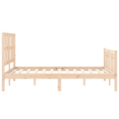 vidaXL Bed Frame without Mattress 120x200 cm Solid Wood Pine