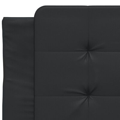 vidaXL Bed Frame without Mattress Black 100x200 cm Faux Leather