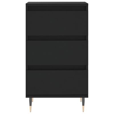 vidaXL Sideboard Black 40x35x70 cm Engineered Wood