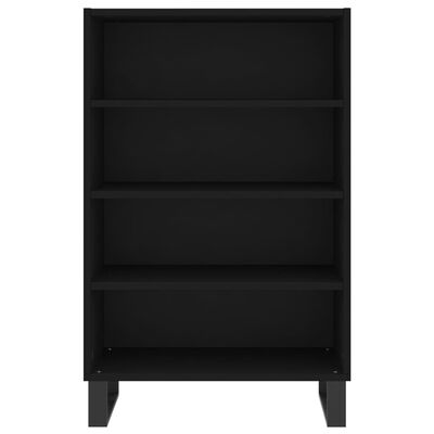 vidaXL Highboard Black 57x35x90 cm Engineered Wood