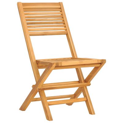 vidaXL Folding Garden Chairs 4 pcs 47x62x90 cm Solid Wood Teak