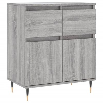 vidaXL Sideboard Grey Sonoma 60x35x70 cm Engineered Wood