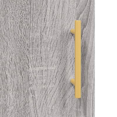 vidaXL Sideboard Grey Sonoma 34.5x34x90 cm Engineered Wood