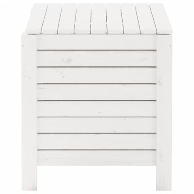 vidaXL Storage Box with Lid RANA White 100x49x54 cm Solid Wood Pine