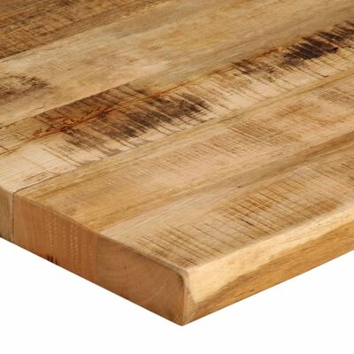 vidaXL Table Top Live Edge 90x80x2.5 cm Solid Wood Rough Mango