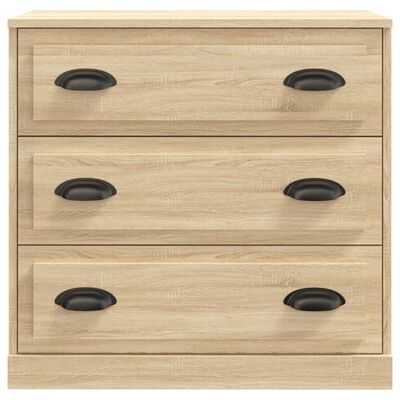 vidaXL Sideboards 2 pcs Sonoma Oak Engineered Wood