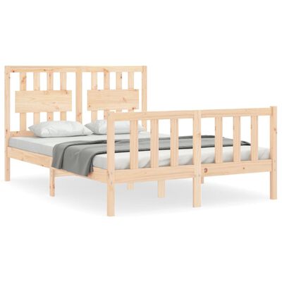 vidaXL Bed Frame without Mattress 120x200 cm Solid Wood Pine