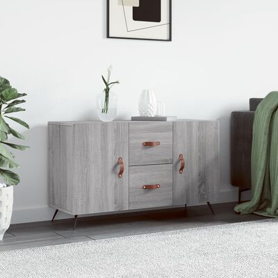 vidaXL Sideboard Grey Sonoma 100x36x60 cm Engineered Wood