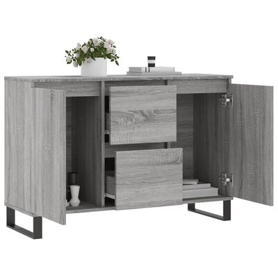 vidaXL Sideboard Grey Sonoma 104x35x70 cm Engineered Wood