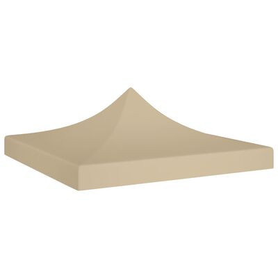 vidaXL Party Tent Roof 3x3 m Beige 270 g/m²