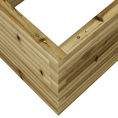 vidaXL Garden Planter 110x60x45.5 cm Impregnated Wood Pine