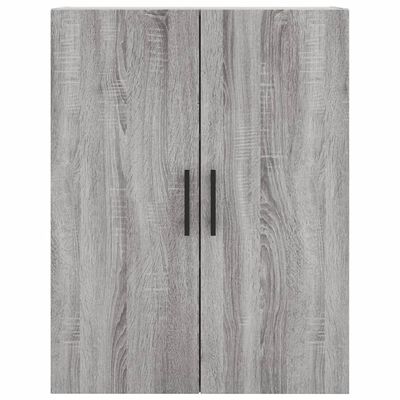 vidaXL Highboard Grey Sonoma 69.5x34x180 cm Engineered Wood