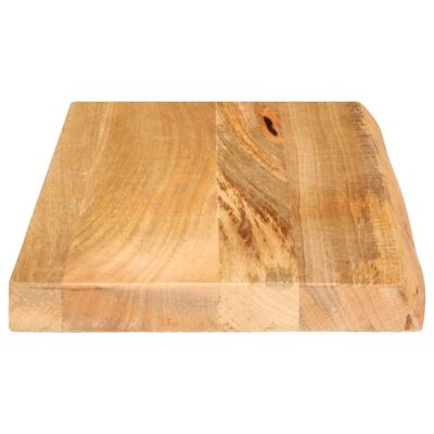 vidaXL Table Top Live Edge 50x30x2.5 cm Solid Wood Mango