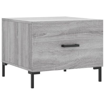 vidaXL Coffee Tables 2 pcs Grey Sonoma 50x50x40 cm Engineered Wood