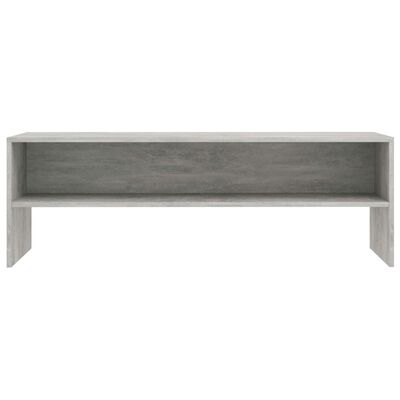 vidaXL TV Cabinet Concrete Grey 120x40x40 cm Engineered Wood