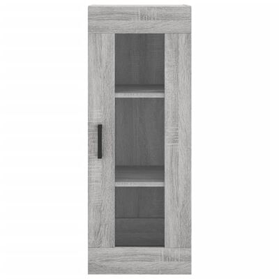 vidaXL Highboard Grey Sonoma 34.5x34x180 cm Engineered Wood