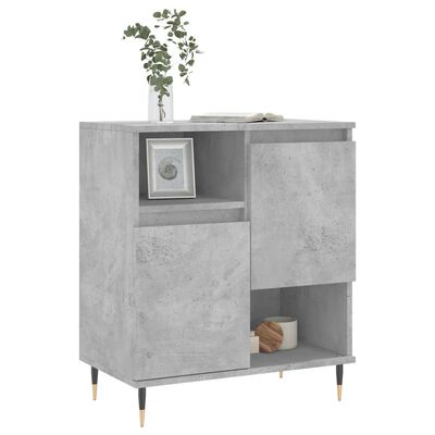 vidaXL Sideboard Concrete Grey 60x35x70 cm Engineered Wood