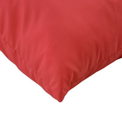 vidaXL Pallet Cushions 3 pcs Red Fabric