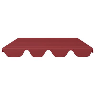 vidaXL Replacement Canopy for Garden Swing Wine Red 150/130x105/70 cm