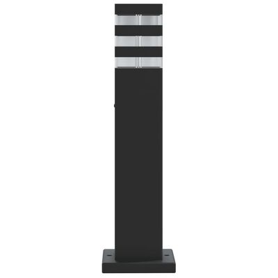 vidaXL Outdoor Floor Lamp Black 50 cm Aluminium