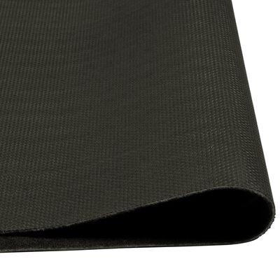 vidaXL Kitchen Rug Washable Cup Black 60x300 cm Velvet