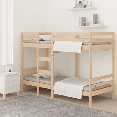 vidaXL Bunk Bed without Mattress 90x200 cm Solid Wood Pine