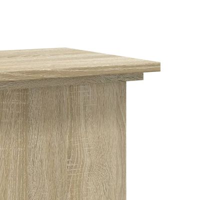 vidaXL Plant Stand Sonoma Oak 33x33x100 cm Engineered Wood