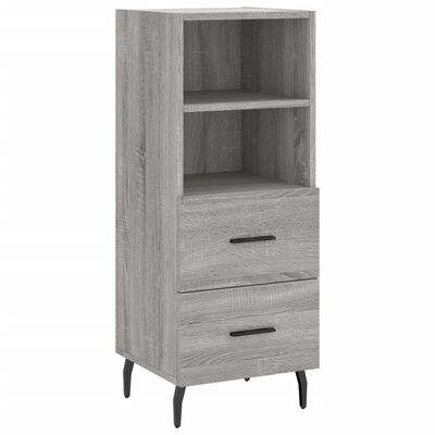 vidaXL Sideboard Grey Sonoma 34.5x34x90 cm Engineered Wood