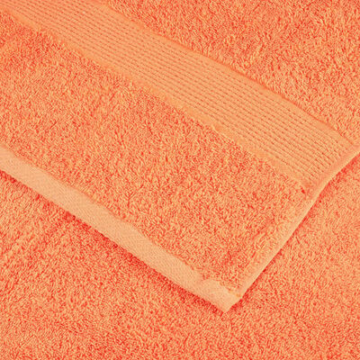 vidaXL Premium Hand Towels SOLUND 4 pcs Orange 50x100 cm 600 gsm