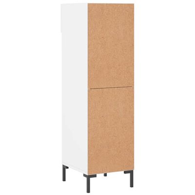 vidaXL Shoe Cabinet White 30x35x105 cm Engineered Wood