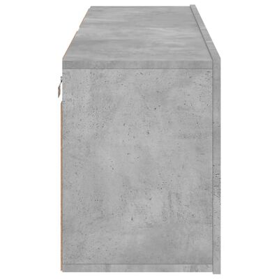 vidaXL TV Cabinets Wall-mounted 2 pcs Concrete Grey 60x30x41 cm